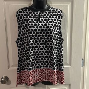 XL Jones Studio Sleeveless Blouse